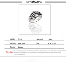 Load image into Gallery viewer, Gothic Punk Ring Men Retro Dragon Rabbit Snake Tiger Wolf Rings Skeleton Devil Evil Eye Pentagram Animal Male Ring Jewelry Anel - Jewels of Artemis