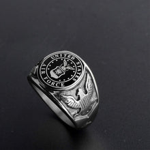 Load image into Gallery viewer, USA Military Ring United States MARINE CORPS US ARMY Men - Jewels of Artemis
