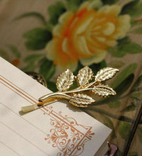 Load image into Gallery viewer, Hair Accessories Olive Branches Leaves Beautiful Bride Hairpin Side Folder - Jewels of Artemis