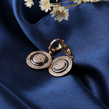 Load image into Gallery viewer, Rose Gold Round Earrings - Jewels of Artemis