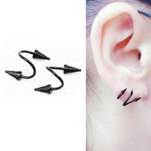 Load image into Gallery viewer, Punk Hip Hop Stud Earrings - Jewels of Artemis