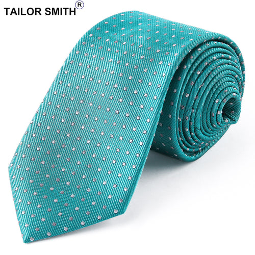 Tailor Smith Suit Silk Necktie Mens Woven Jacquard Tie - Jewels of Artemis