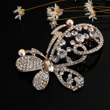 Load image into Gallery viewer, Gold Silver Comb Scissors Corsage Brooch Pins - Jewels of Artemis