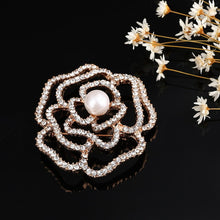 Load image into Gallery viewer, Gold Silver Comb Scissors Corsage Brooch Pins - Jewels of Artemis