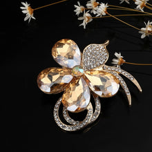 Load image into Gallery viewer, Gold Silver Comb Scissors Corsage Brooch Pins - Jewels of Artemis