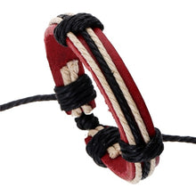 Load image into Gallery viewer, 3-6pcs/set Fashion Men Leather Bracelets Leather Rope Weave Bracelet Classic Wax Line Adjustable Hand Bracelet Male Jewelry - Jewels of Artemis