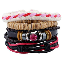 Load image into Gallery viewer, Vintage Wave Multilayer Leather Bracelet - Jewels of Artemis