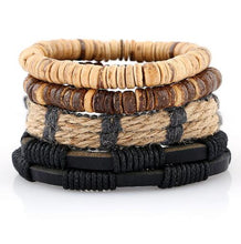 Load image into Gallery viewer, Vintage Wave Multilayer Leather Bracelet - Jewels of Artemis