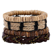 Load image into Gallery viewer, Vintage Wave Multilayer Leather Bracelet - Jewels of Artemis