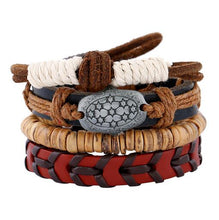 Load image into Gallery viewer, Vintage Wave Multilayer Leather Bracelet - Jewels of Artemis