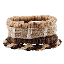 Load image into Gallery viewer, Vintage Wave Multilayer Leather Bracelet - Jewels of Artemis