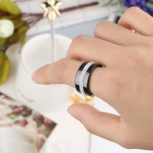 Load image into Gallery viewer, Two Row Crystal Rings - Jewels of Artemis