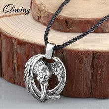Load image into Gallery viewer, Viking Valknut Pendant Necklace Round Pagan Religious - Jewels of Artemis
