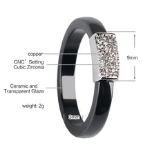 Load image into Gallery viewer, Rhinestone Ceramic Rings and Earrings Set - Jewels of Artemis