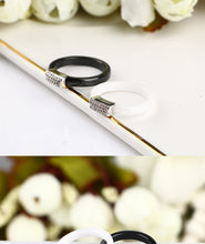 Load image into Gallery viewer, Rhinestone Ceramic Rings and Earrings Set - Jewels of Artemis
