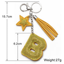 Load image into Gallery viewer, Letter Keychain - Jewels of Artemis