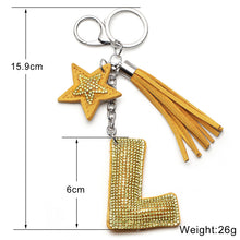 Load image into Gallery viewer, Letter Keychain - Jewels of Artemis