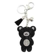 Load image into Gallery viewer, Cute Owl Pendant Leather Tassel Gold Key Chain - Jewels of Artemis
