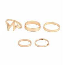 Load image into Gallery viewer, ECG women&#39;s ring 5 piece set ring - Jewels of Artemis