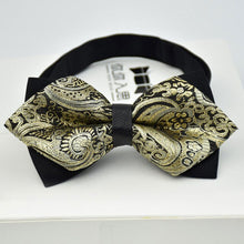 Load image into Gallery viewer, Adjustable Luxury Men&#39;s Bow tie Arrow 2 Layers Plaids Striped Floral Bowtie Tuxedo Neckties - Jewels of Artemis