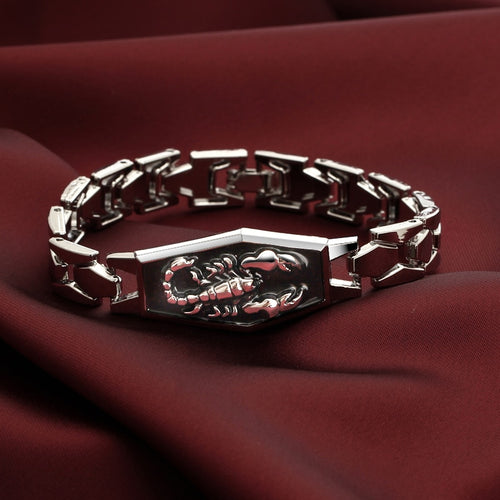 Stainless Steel Bracelets Men Scorpion Charms - Jewels of Artemis
