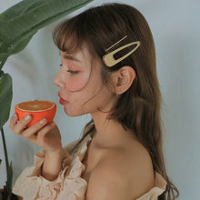 Load image into Gallery viewer, 1 SET Minimalist Metal Geometric Gold Color Hairpin Hair Accessories Imitiation Pearl Hair Clips - Jewels of Artemis