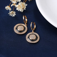 Load image into Gallery viewer, Rose Gold Round Earrings - Jewels of Artemis