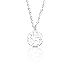 Load image into Gallery viewer, Map of Africa Necklaces Pendants Gold Silver Globe World Map - Jewels of Artemis
