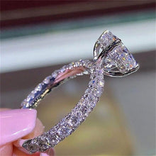 Load image into Gallery viewer, 6 Claws Design AAA White Cubic Zircon Rings - Jewels of Artemis