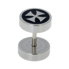 Load image into Gallery viewer, Gothic Jewelry Stainless Steel Plain Men&#39;s Ear Studs Barbell Earrings - Jewels of Artemis
