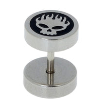 Load image into Gallery viewer, Gothic Jewelry Stainless Steel Plain Men&#39;s Ear Studs Barbell Earrings - Jewels of Artemis