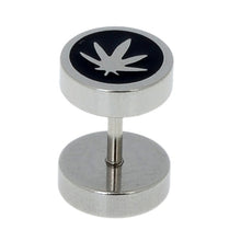 Load image into Gallery viewer, Gothic Jewelry Stainless Steel Plain Men&#39;s Ear Studs Barbell Earrings - Jewels of Artemis