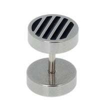 Load image into Gallery viewer, Gothic Jewelry Stainless Steel Plain Men&#39;s Ear Studs Barbell Earrings - Jewels of Artemis