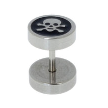 Load image into Gallery viewer, Gothic Jewelry Stainless Steel Plain Men&#39;s Ear Studs Barbell Earrings - Jewels of Artemis