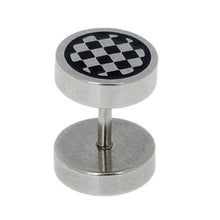 Load image into Gallery viewer, Gothic Jewelry Stainless Steel Plain Men&#39;s Ear Studs Barbell Earrings - Jewels of Artemis