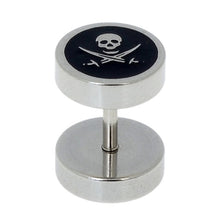 Load image into Gallery viewer, Gothic Jewelry Stainless Steel Plain Men&#39;s Ear Studs Barbell Earrings - Jewels of Artemis