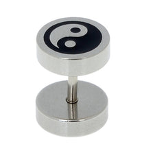 Load image into Gallery viewer, Gothic Jewelry Stainless Steel Plain Men&#39;s Ear Studs Barbell Earrings - Jewels of Artemis