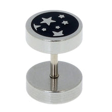 Load image into Gallery viewer, Gothic Jewelry Stainless Steel Plain Men&#39;s Ear Studs Barbell Earrings - Jewels of Artemis