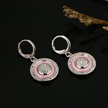 Load image into Gallery viewer, Rose Gold Round Earrings - Jewels of Artemis