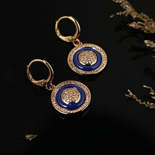 Load image into Gallery viewer, Rose Gold Round Earrings - Jewels of Artemis
