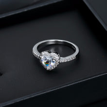 Load image into Gallery viewer, Crystal Heart Shaped Ring - Jewels of Artemis