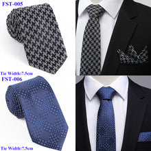 Load image into Gallery viewer, Tailor Smith Suit Silk Necktie Mens Woven Jacquard Tie - Jewels of Artemis
