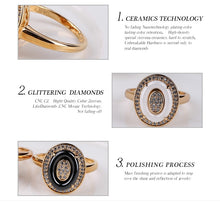 Load image into Gallery viewer, Rhinestone Egg Shape Ring - Jewels of Artemis