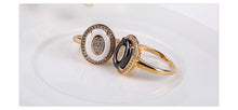 Load image into Gallery viewer, Rhinestone Egg Shape Ring - Jewels of Artemis