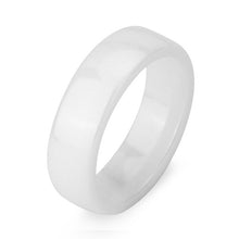Load image into Gallery viewer, Light Black/White Ceramic Rings - Jewels of Artemis