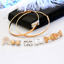 Load image into Gallery viewer, Punk 6 Pairs Pack Set Brincos Mixed Stud Earrings - Jewels of Artemis