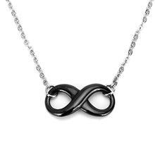 Load image into Gallery viewer, Simple Ceramic Infinity Necklace - Jewels of Artemis
