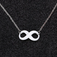 Load image into Gallery viewer, Simple Ceramic Infinity Necklace - Jewels of Artemis