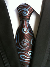 Load image into Gallery viewer, 60 Styles Paisley Stripes Ties for Men Classics Business High Weft Density Flower Pattern Necktie - Jewels of Artemis