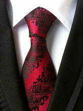 Load image into Gallery viewer, 60 Styles Paisley Stripes Ties for Men Classics Business High Weft Density Flower Pattern Necktie - Jewels of Artemis